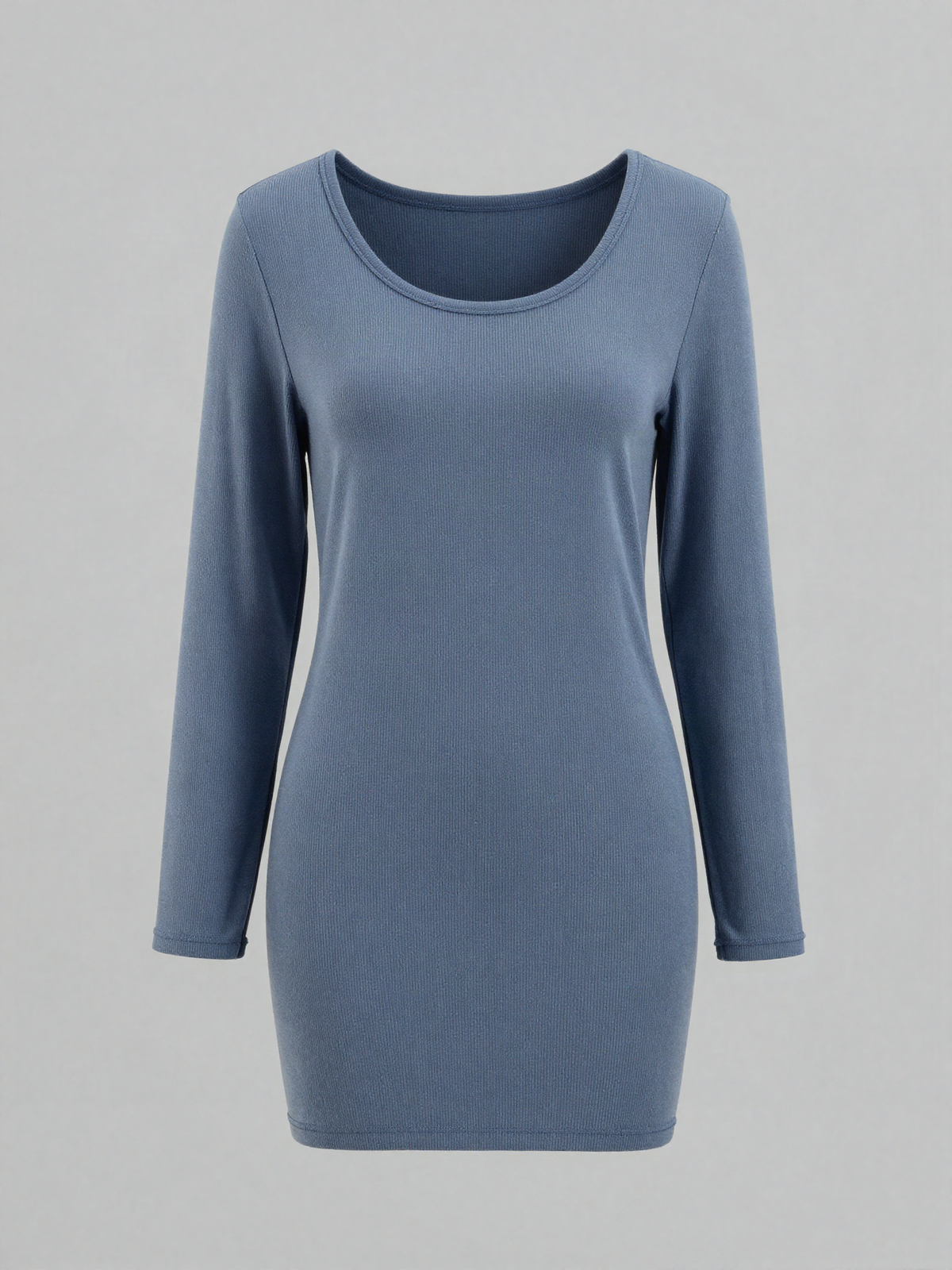 Verlaya - Ribbed Lounge Top with Long Sleeves
