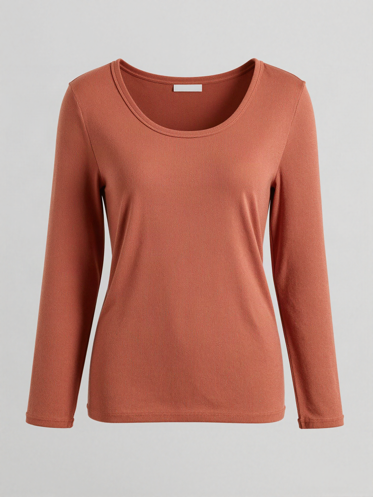 Verlaya - Ribbed Lounge Top with Long Sleeves