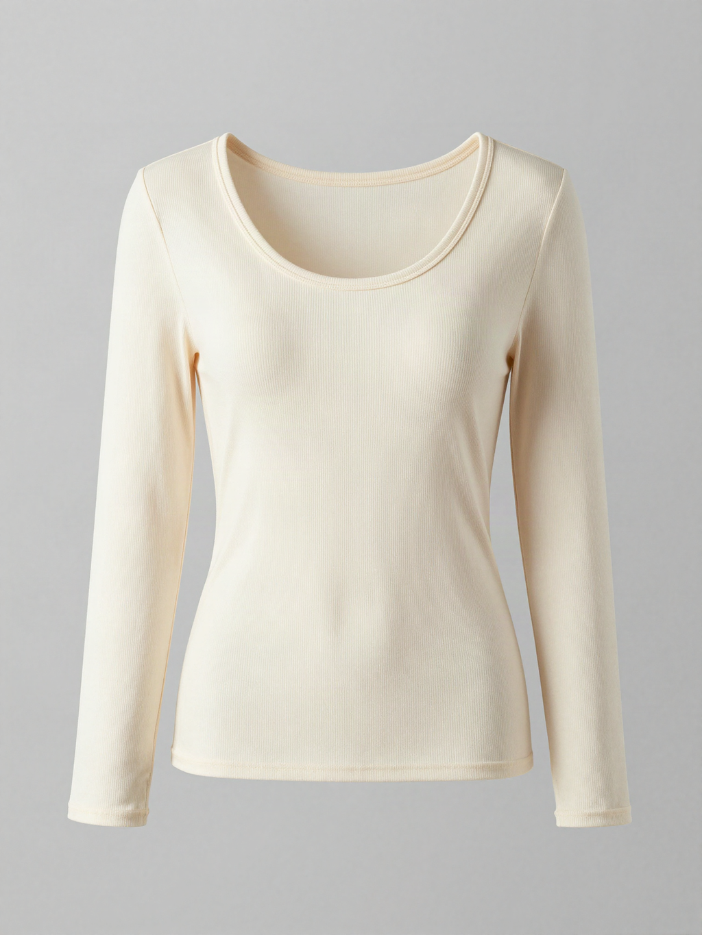 Verlaya - Ribbed Lounge Top with Long Sleeves