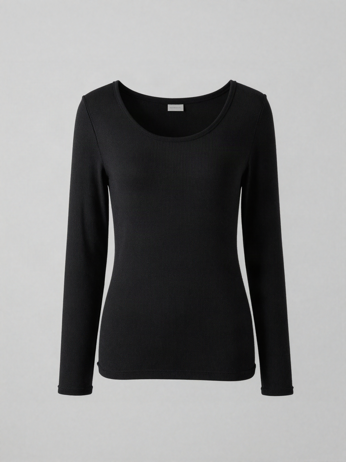 Verlaya - Ribbed Lounge Top with Long Sleeves