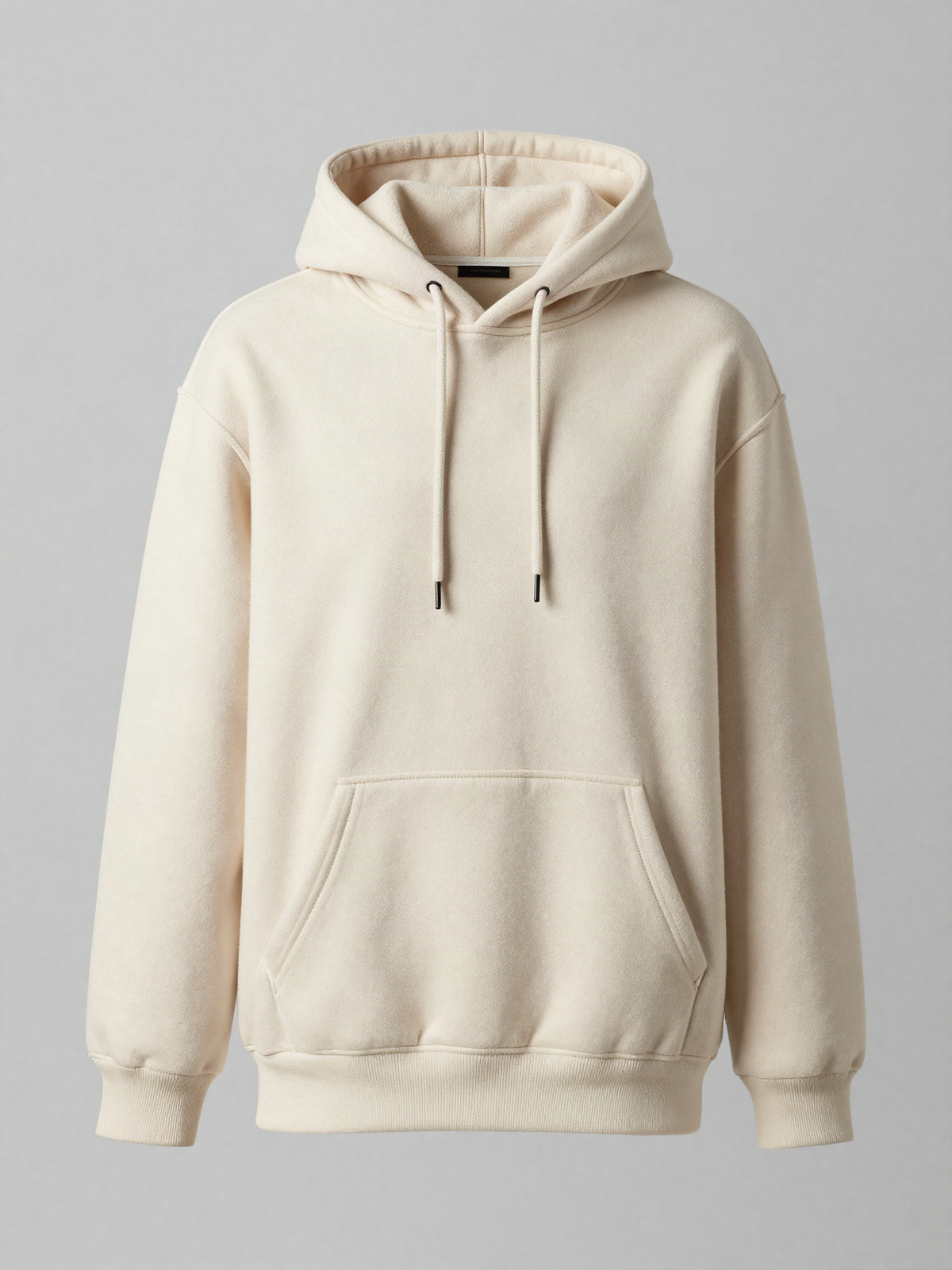 Merevane - Brushed Fleece Hoodie with Kangaroo Pocket