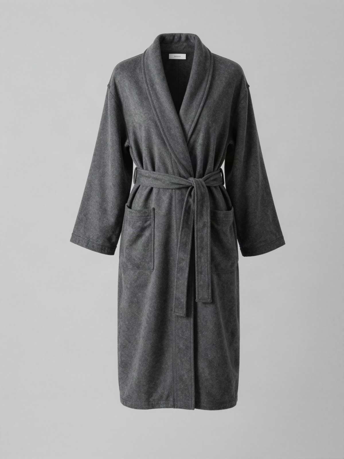 Brelandra - Jersey Robe with Tie Belt and Patch Pockets