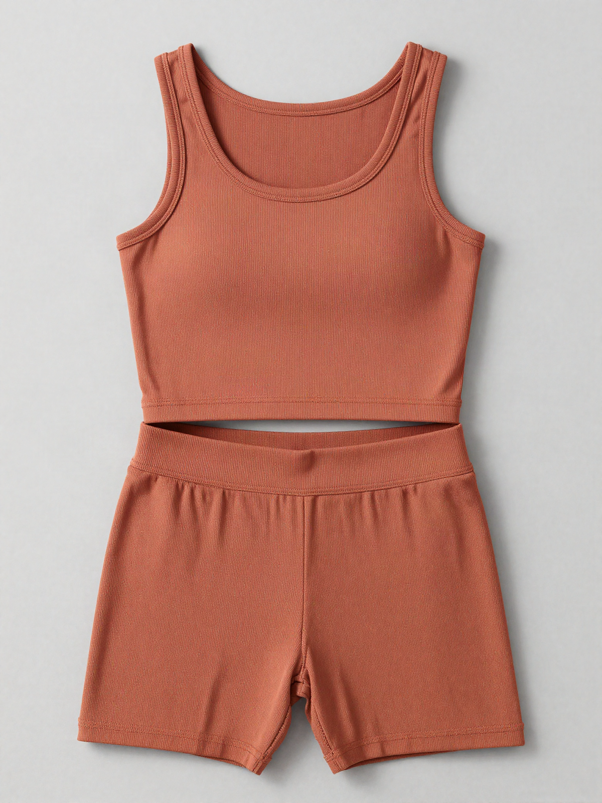 Ovrenne - Ribbed Tank and Short Set