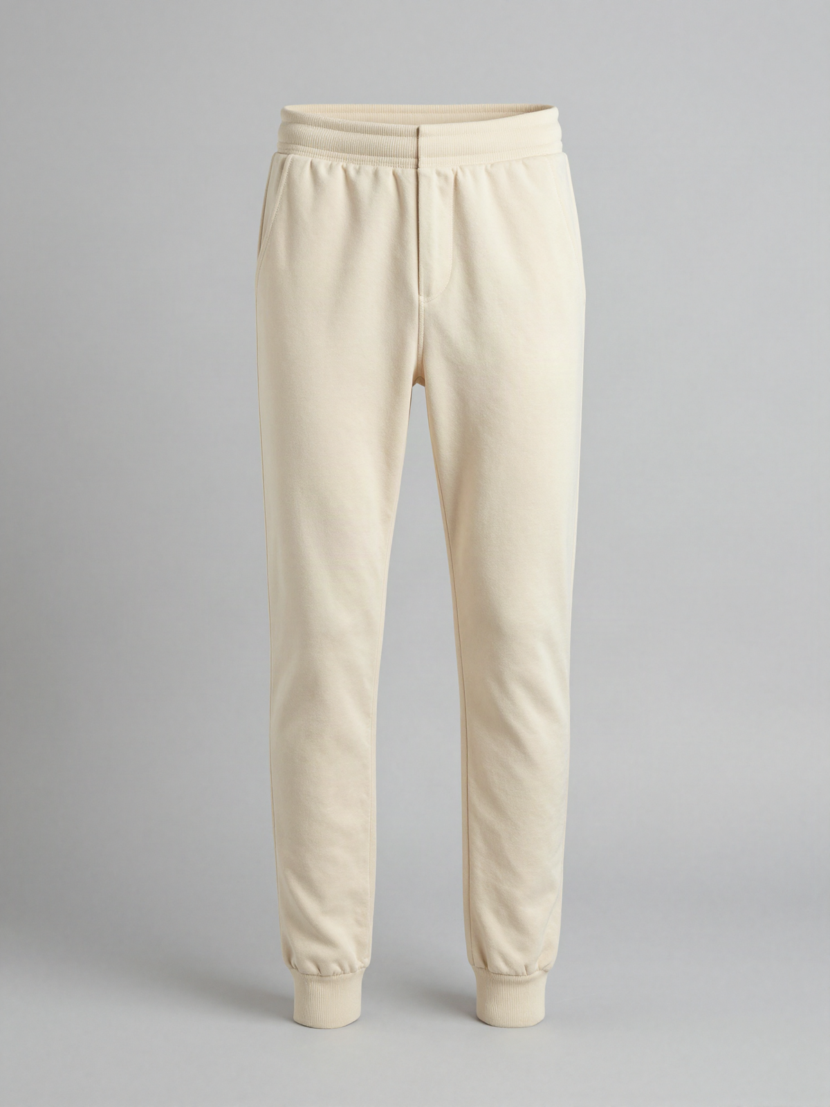 Solandre - Brushed Jersey Jogger with Tapered Leg