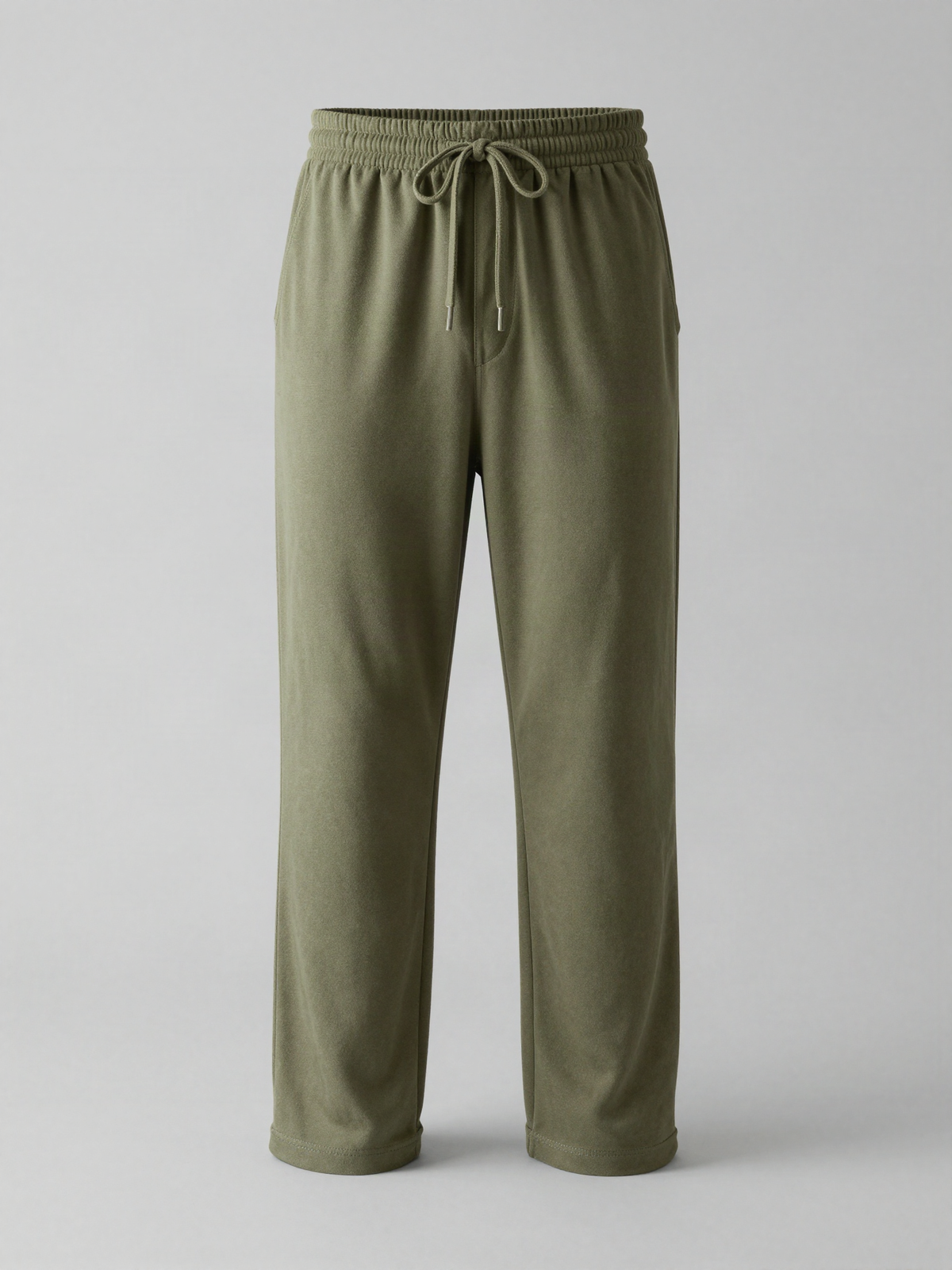 Weskorn - Cotton Jersey Lounge Pants with Drawstring Waist